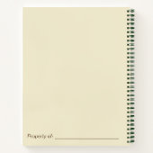 Inspirerend Ithaca Journal Notitieboek (Achterkant)