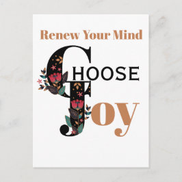 Inspirerend Je geest vernieuwen Kies Joy Briefkaart