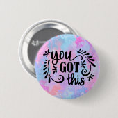 Inspirerend | Je Kunt het Ronde Button 5,7 Cm (Voorkant /achterkant)