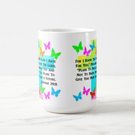 INSPIREREND JEREMIAH 29:11 CHRISTELIJK KOFFIEMOK (Center)