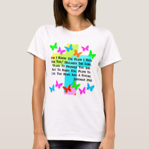 INSPIREREND JEREMIAH 29:11 CHRISTELIJK T-SHIRT