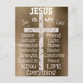 Inspirerend Jezus is mijn alles - Christelijk Briefkaart
