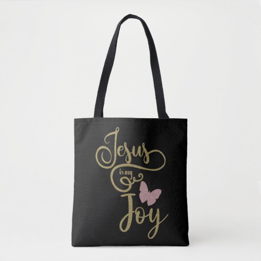Inspirerend Jezus is mijn blijdschap Christelijk Tote Bag (Voorkant)