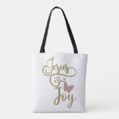 Inspirerend Jezus is mijn blijdschap Christelijk Tote Bag (Achterkant)