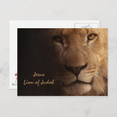 Inspirerend Jezusleeuw van Juda Christelijk Briefkaart (Voorkant / Achterkant)