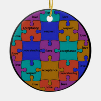 INSPIREREND JIGSAW PUZZLE QUOTE KERAMISCH ORNAMENT