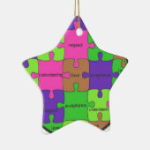 INSPIREREND JIGSAW PUZZLE QUOTE KERAMISCH ORNAMENT (Rechts)