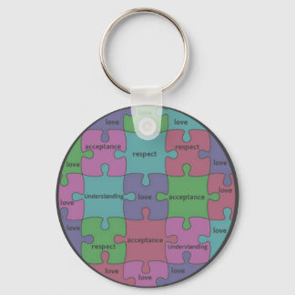 INSPIREREND JIGSAW PUZZLE QUOTE SLEUTELHANGER