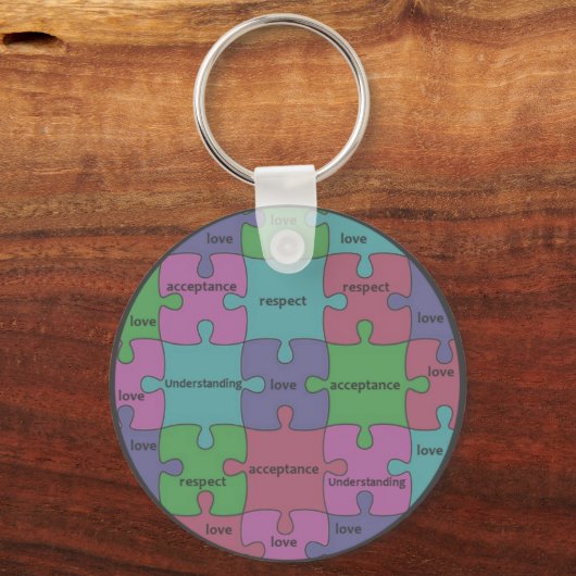 INSPIREREND JIGSAW PUZZLE QUOTE SLEUTELHANGER (Voorkant)
