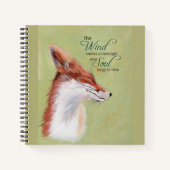Inspirerend Journal met  Fox Notitieboek (Voorkant)