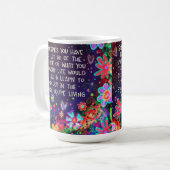 Inspirerend Joy Quote Inspirivity Koffiemok (Voorkant links)