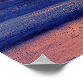 Inspirerend Just Breathe Ocean Sunset Poster (Hoek)