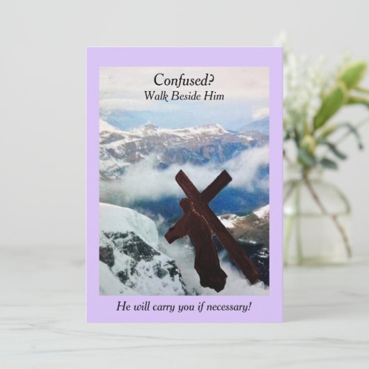 Inspirerend kaart (Staand voorkant)