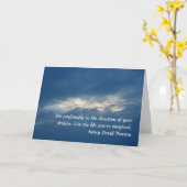 Inspirerend kaart (Gele Bloem)