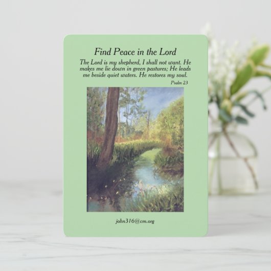 Inspirerend Kaart (Staand voorkant)