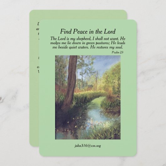 Inspirerend Kaart (Voorkant / Achterkant)