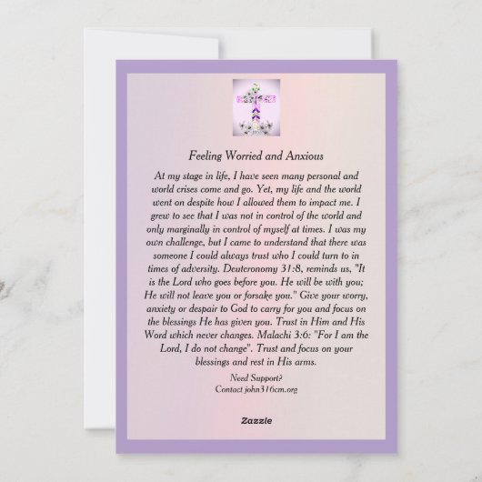 Inspirerend Kaart (Achterkant)