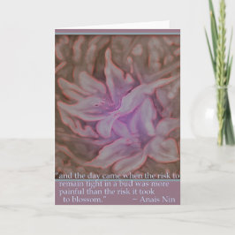 Inspirerend Kaart #3 "Blossom"