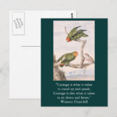 Inspirerend kaart Courage 1 (Voorkant / Achterkant)