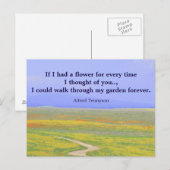 Inspirerend kaart Denken aan jou 1 (Voorkant / Achterkant)