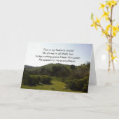 Inspirerend Kaart: Dit is de Wereld van mijn Vader Kaart (Gele Bloem)