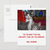 Inspirerend kaart 'Doe je best' 1 - (Voorkant / Achterkant)