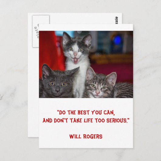 Inspirerend kaart 'Doe je best' 1 - (Voorkant / Achterkant)