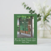 Inspirerend kaart: Leeftijdsvermelding Briefkaart (Staand voorkant)