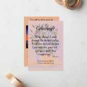 Inspirerend Kaart Notitiekaartje (Voorkant / Achterkant in situ)