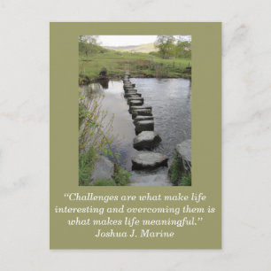 Inspirerend kaart; Uitdaging 1 - Briefkaart