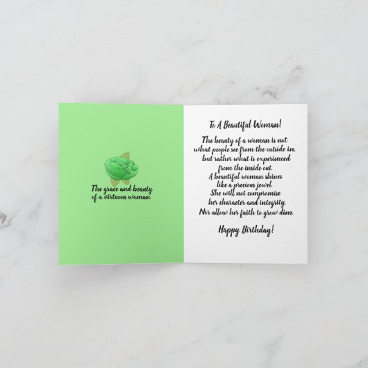 Inspirerend Kaart van Afrikaanse Amerikaanse vrouw (Binnen)