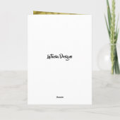 Inspirerend Kaart van Afrikaanse Amerikaanse vrouw (Achterkant)