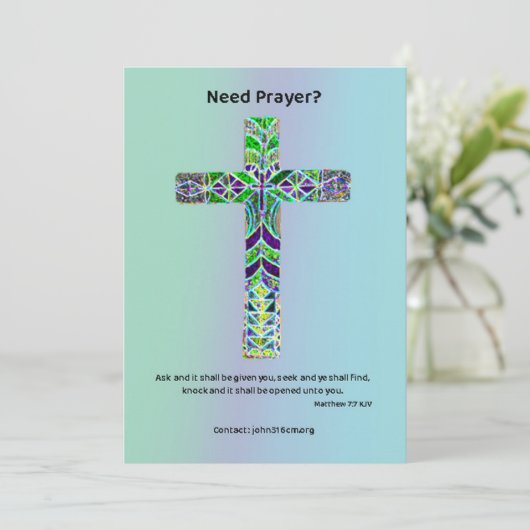 Inspirerend Kaart van hoop (Staand voorkant)