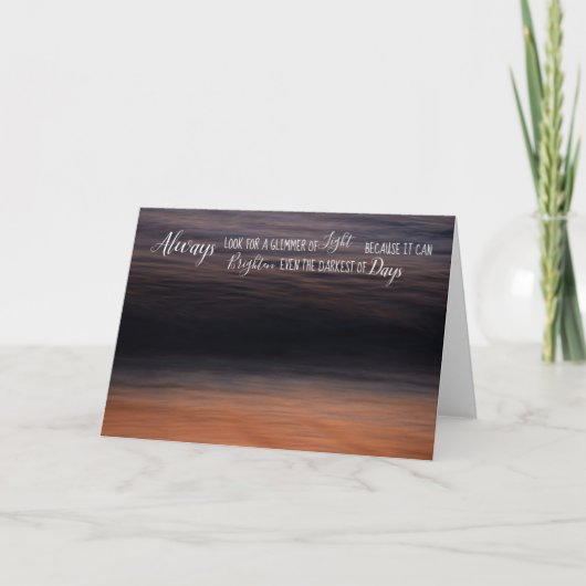 Inspirerend Kaart voor aanmoediging of motivatie (Voorkant)