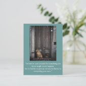 Inspirerend kaart: Wachten 1 Briefkaart (Staand voorkant)