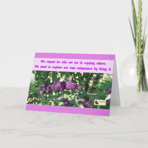 Inspirerend Kaart - Wees u