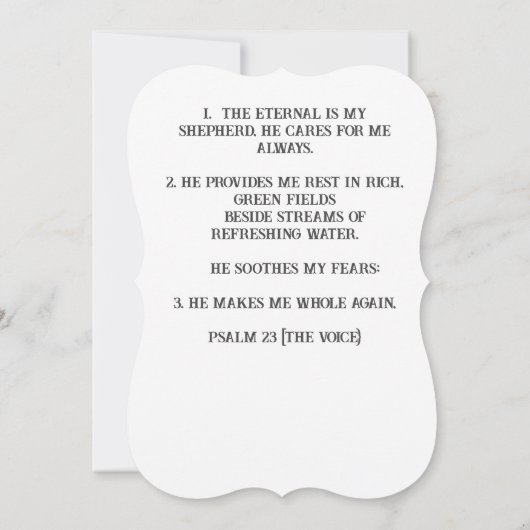 Inspirerend Kaarten met Bijbelversen (Achterkant)