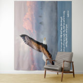 Inspirerend Kale Adelaar Bijbelvers Jesaja 40 Wandkleed (In situ)