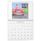 Inspirerend kalender met Originele Illustratie (Jan 2026)