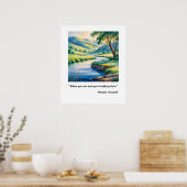 Inspirerend & kalm poster (Keuken)