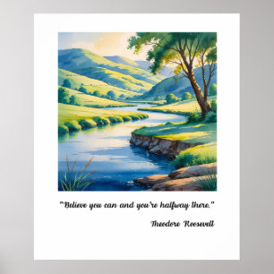 Inspirerend & kalm poster