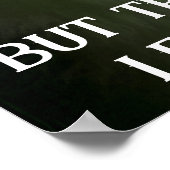 Inspirerend Kat Poster met Motivatie Citaat (Hoek)