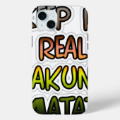 Inspirerend "Keep It Real Hakuna Matata" kunst Case-Mate iPhone Case (Achterkant)