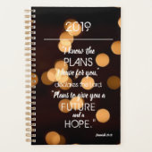 Inspirerend kennen de plannen Jeremiah 29:11 licht Planner (Voorkant)