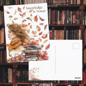 Inspirerend kennis is Power Fall Leaves Briefkaart