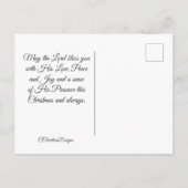 Inspirerend kerstbijbel Verse, John 8:12 Briefkaart (Achterkant)