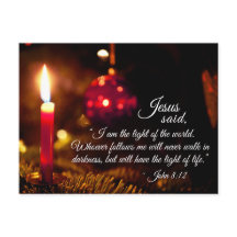 Inspirerend kerstbijbel Verse, John 8:12
