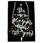 Inspirerend kerstboomcitaat medium cadeauzakje (Voorkant)