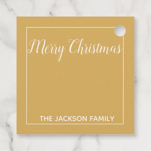 Inspirerend kerstcitaat met engelse en goudtekst bedankjes labels (Achterkant)