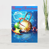 Inspirerend kerstfeest feestdagen kaart (Voorkant)